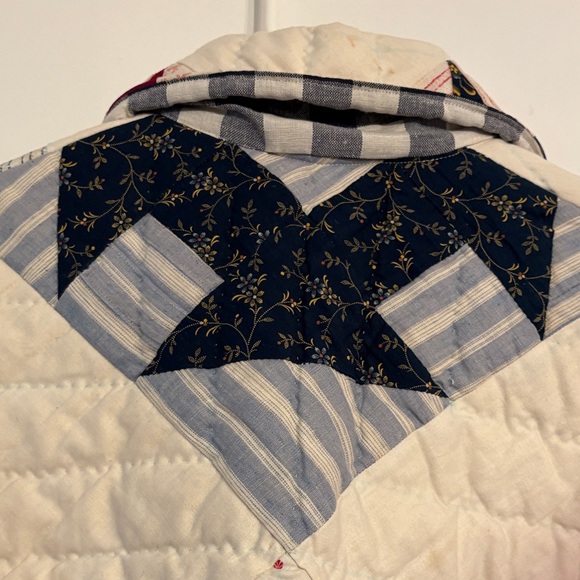 Psychic Outlaw Depression Era Lantern Quilt Patchwork Coat - Picture 14 of 16